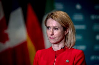 A chefe de política externa da UE, Kaja Kallas